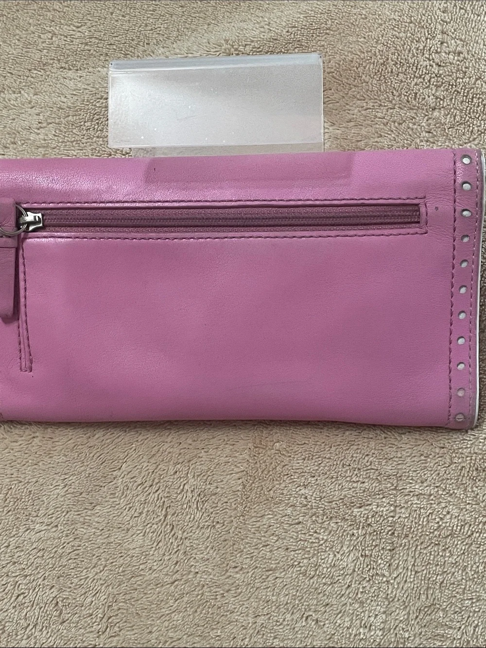Coach pink leather